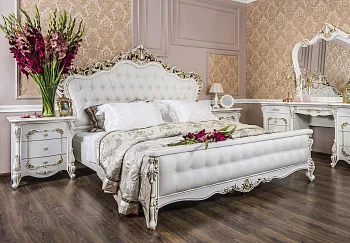 Кровать Анна Мария 180х200 см белый матовый