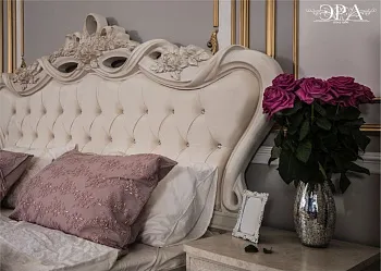 Кровать Афина 180х200 см крем корень