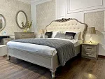 Витринный образец - Кровать Мокко 160x200 см серый камень