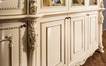 Сервант Джоконда 4-ств крем глянец