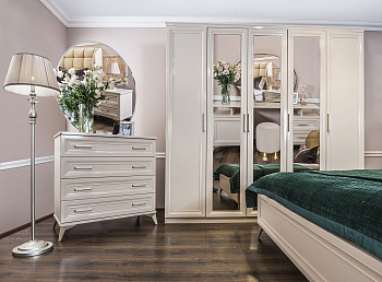 Зеркало Нонна ППУ мокко глянец