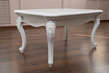 Столик прямоугольный Мишель белый матовый