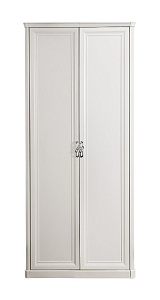 Шкаф Мишель 2-дверный без зеркал белый матовый