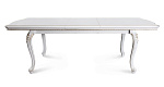 Стол Натали прямоугольный белый глянец