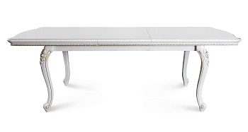 Стол Натали прямоугольный белый глянец
