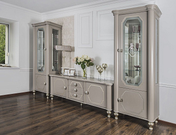 Гостиная Лали 1+тв+1 серый камень