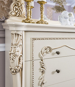 Зеркало для комода Джоконда крем глянец