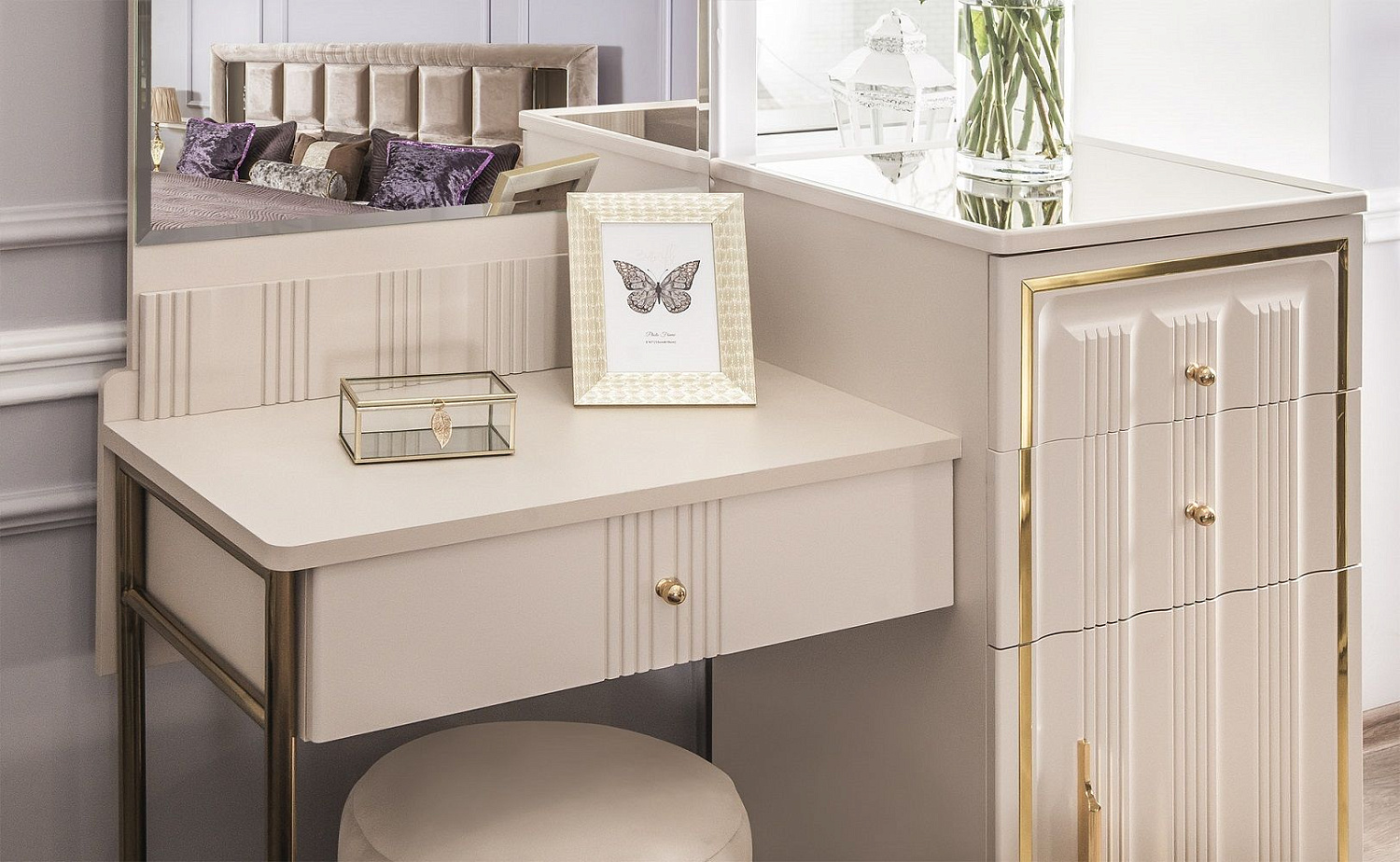 Туалетный столик Замира бежевый