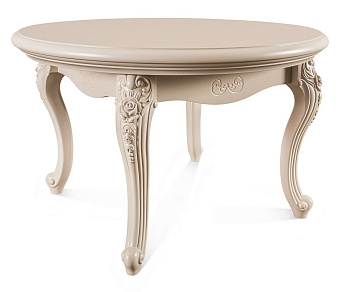 Столик круглый Мокко бежевый