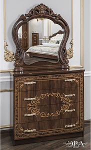 Комод Патрисия 4 ящика караваджо глянец