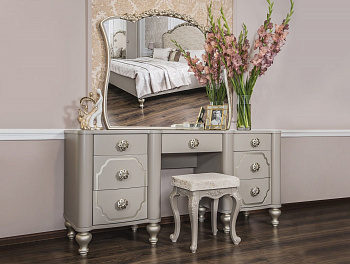 Туалетный столик Лали серый камень