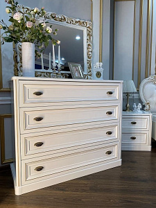 Зеркало Натали белый глянец (спальня)