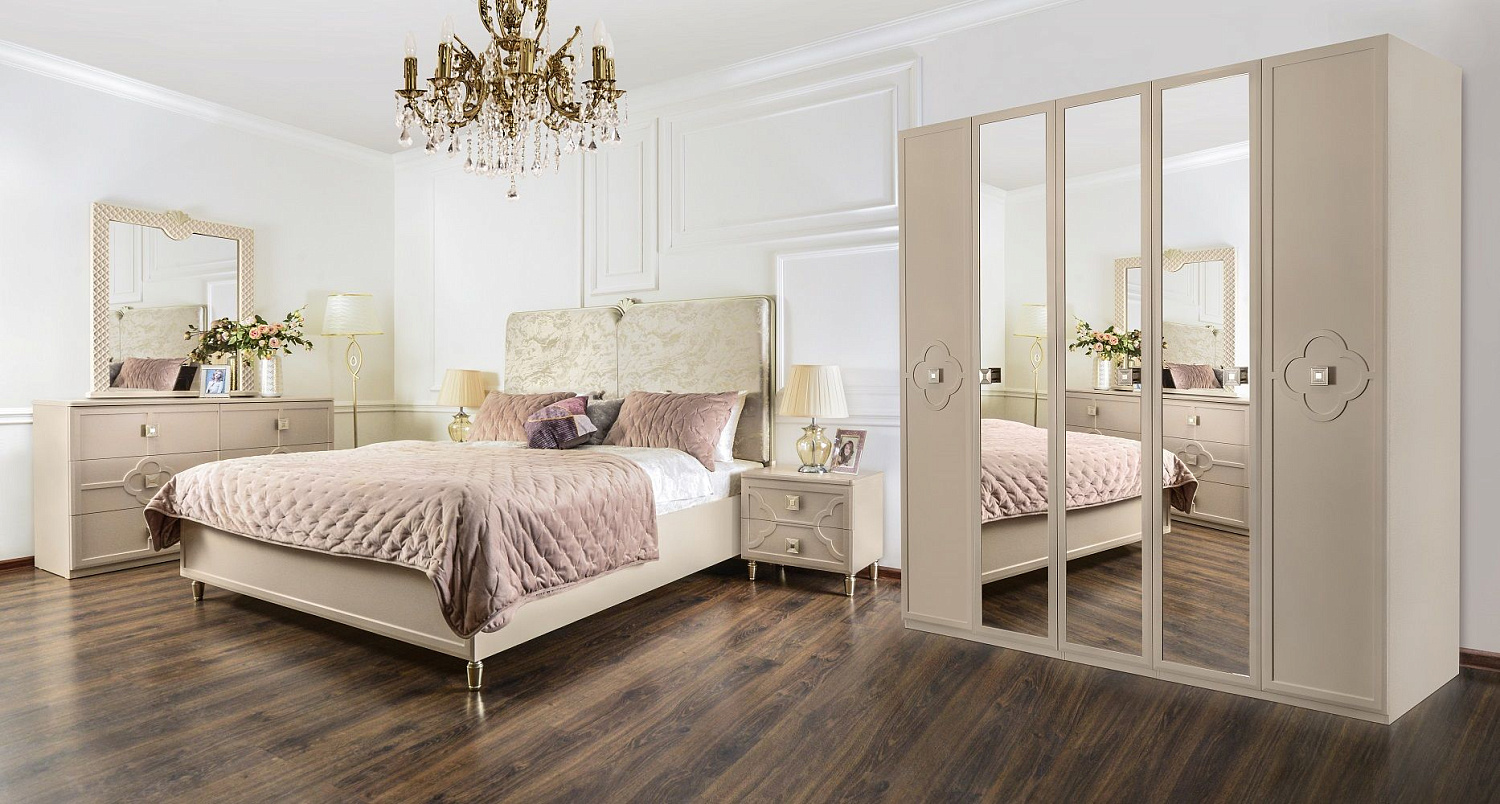 Спальня Фелисия 5-дверная мокко