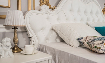 Спальня Мишель 4-ств белый матовый 1