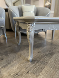 Столик прямоугольный Мокко серый камень