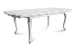 Стол Натали прямоугольный белый глянец