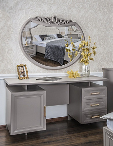 Туалетный столик Мокко серый камень