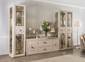 Гостиная Фелисия 1+тв+2 мокко