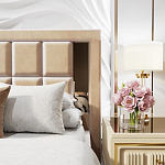 Кровать Замира 160x200 см бежевый