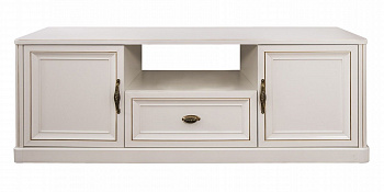 Тумба ТВ Натали белый глянец