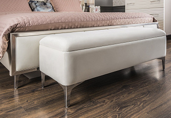 Банкетка Гравита серый камень