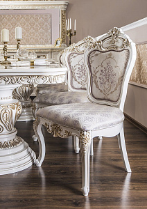 Стул Алсу белый глянец