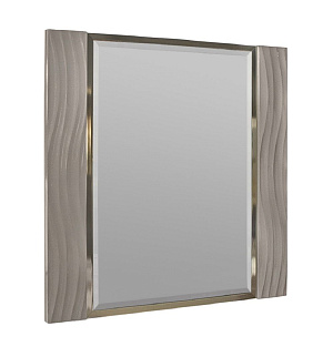 Зеркало Гравита ППУ серый камень глянец