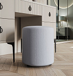 Пуфик Стелла светло серый камень