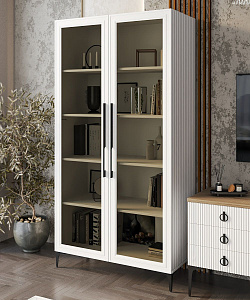 Гостиная Стелла 1+тв+2 белый