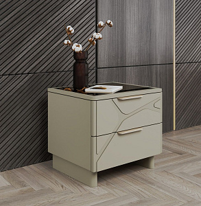 Спальня Лейла 4-дверная светло серый камень