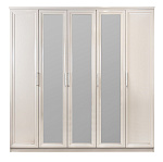 Шкаф Нонна 5-дверный мокко глянец