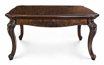 Столик прямоугольный Джоконда корень дуба глянец