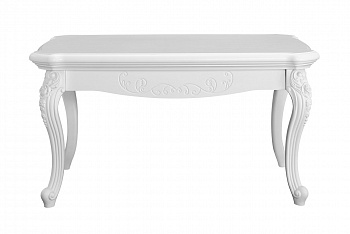 Столик прямоугольный Мишель белый матовый