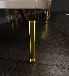 Витрина Замира 2-ств низкая бежевый