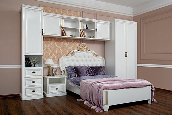 Спальня детская Натали белый глянец