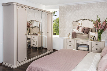 Зеркало Лали ППУ бежевый