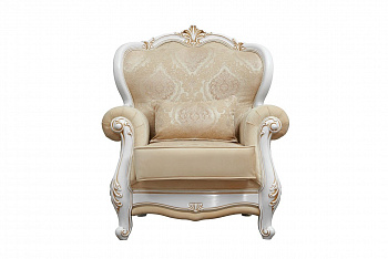 Кресло Натали белый глянец