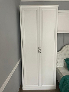 Шкаф детский Мишель 2-ств без зеркал белый матовый