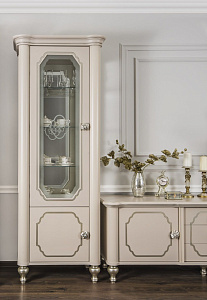 Витрина Лали 1-ств бежевый