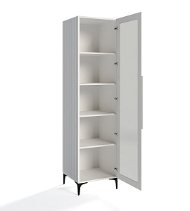 Витрина Стелла 1-ств белый