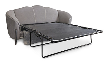 Диван Гравита 3х местный серый серебро