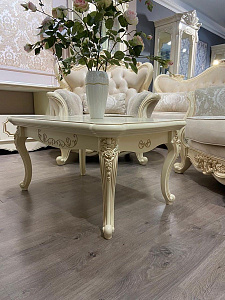 Столик прямоугольный Мона Лиза крем