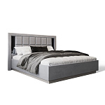 Кровать Замира 180x200 см серый камень