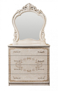 Зеркало Патрисия ППУ крем корень глянец 1 (спальня)