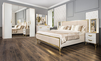 Зеркало Лара ППУ белый глянец