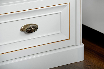 Тумба прикроватная детская Натали белый глянец