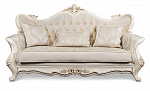 Диван Джоконда 3х местный крем глянец