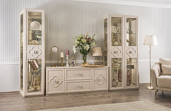 Гостиная Фелисия 1+тв+2 мокко