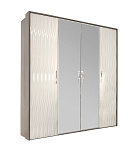 Шкаф Гравита 4-дверный белый глянец