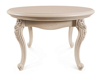 Столик круглый Мокко бежевый